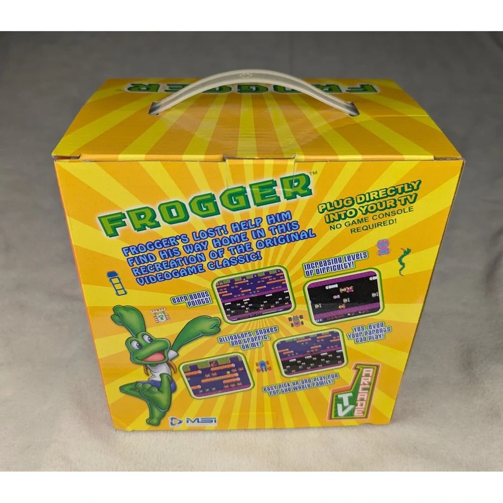 NEW MSI Entertainment Frogger Plug & Play TV Arcade Joystick‎